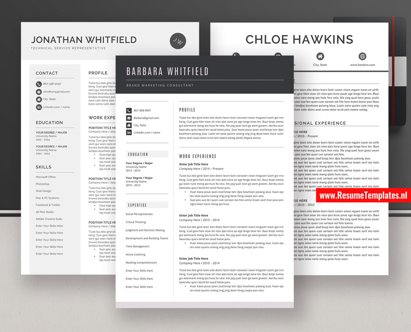 microsoft word resume template with photo
