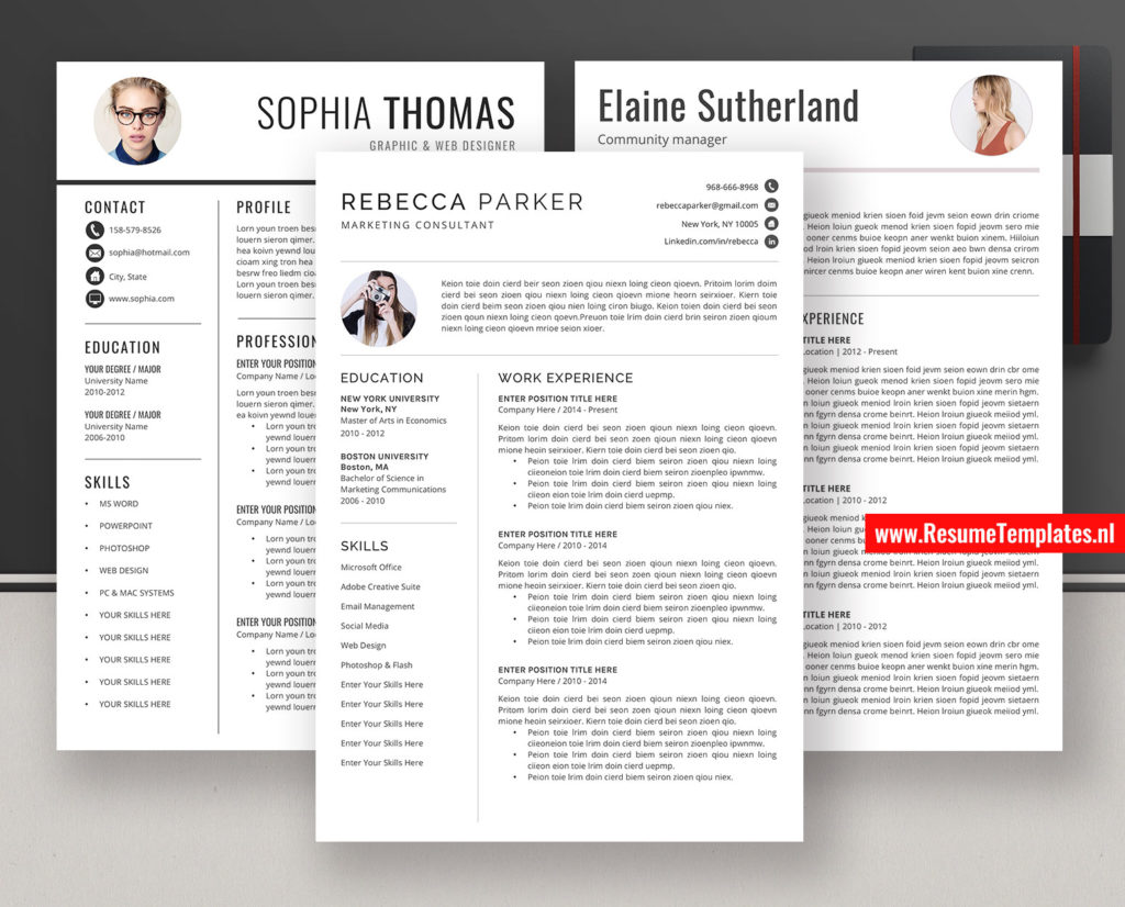 ms word creative resume template free download